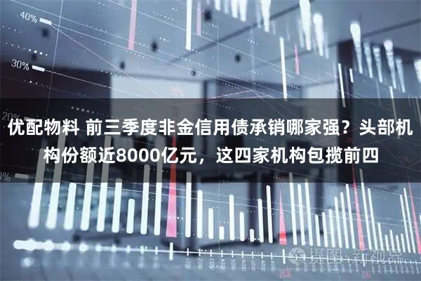 优配物料 前三季度非金信用债承销哪家强？头部机构份额近8000亿元，这四家机构包揽前四
